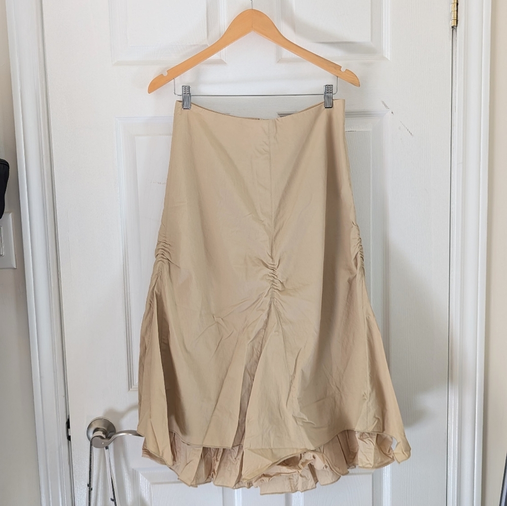 Ruffled Midi Skirt